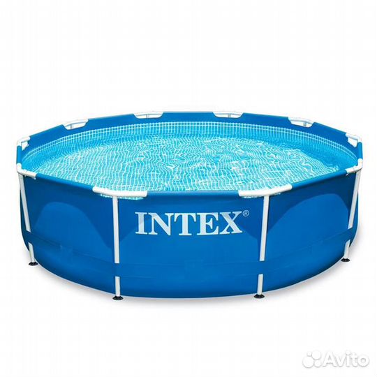 Круглый каркасный бассейн Intex 305х76 см