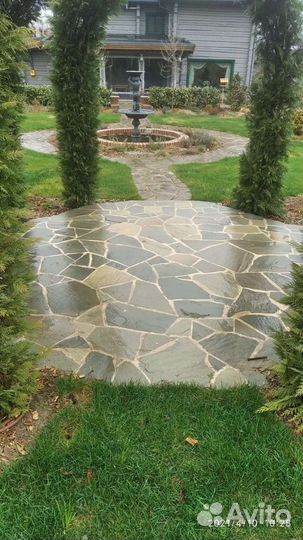 Укладка натурального камня