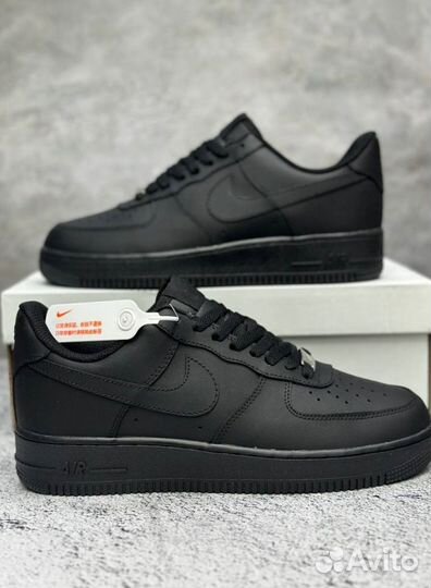 Кроссовки Nike Air Force 1 Supreme Black