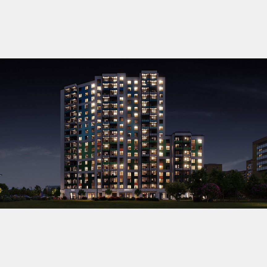 Квартира-студия, 22,5 м², 12/18 эт.