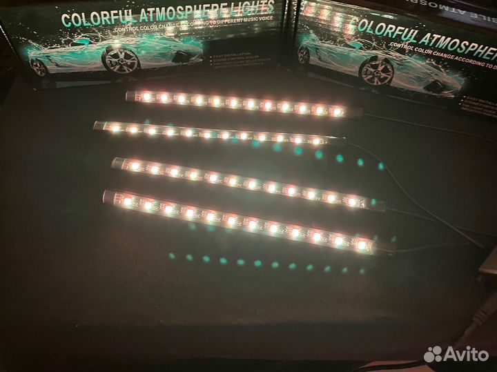 RGB подсветка 12 светодиодов