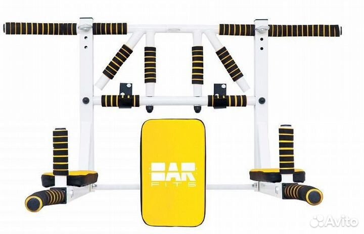 Турник 3в1 Premium 2.0 Бело-Желтый