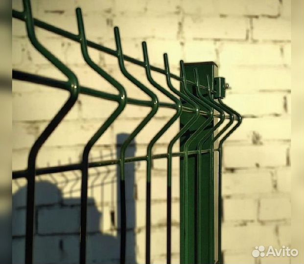 Забор из 3д сетки