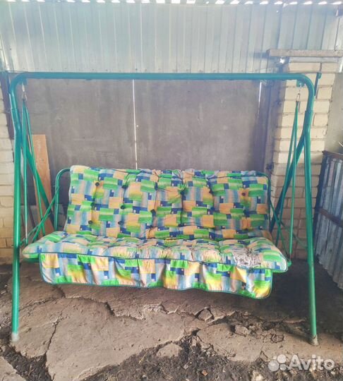 Садовые качели бу