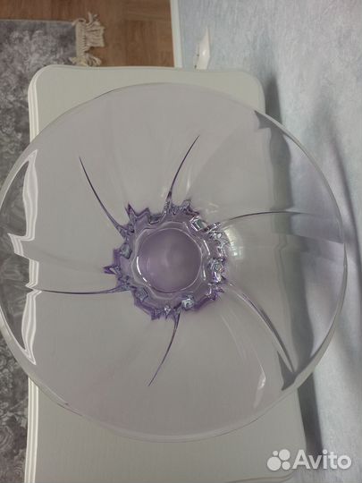 Ваза большая Чехословакия Богемия винтаж