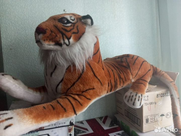 Мягкая игрушка большая тигр