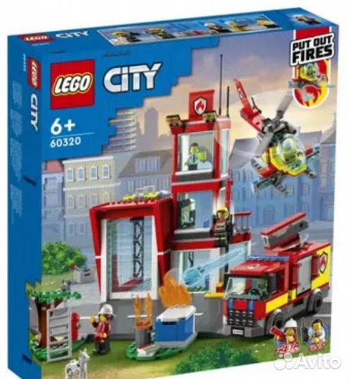 Конструктор lego City Пожарная часть 60320