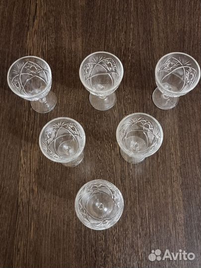 Ликернае рюмки хрусталь СССР