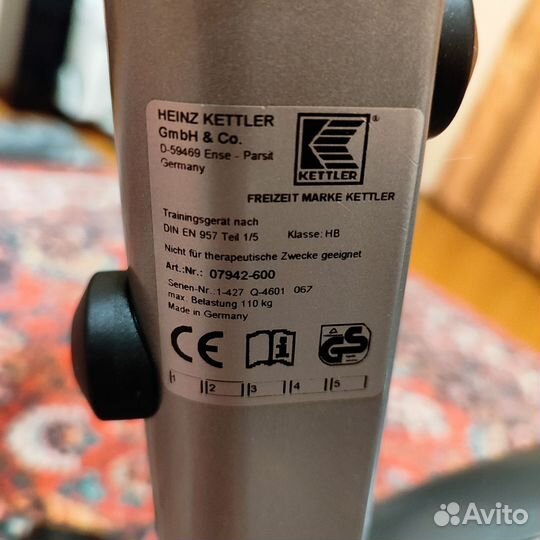 Велотренажер kettler topas