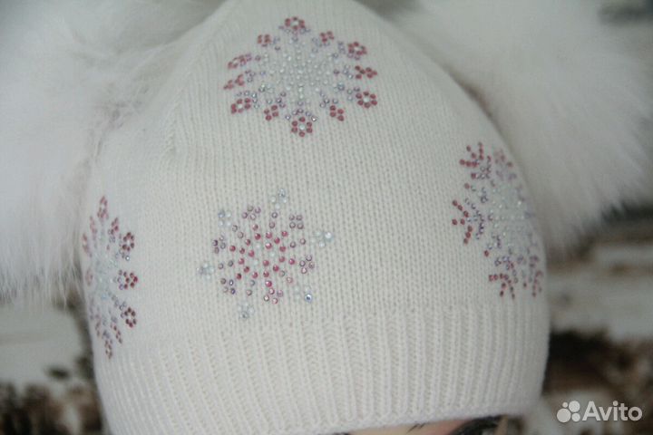 Шикарная новая зимняя шапочка (52-54)