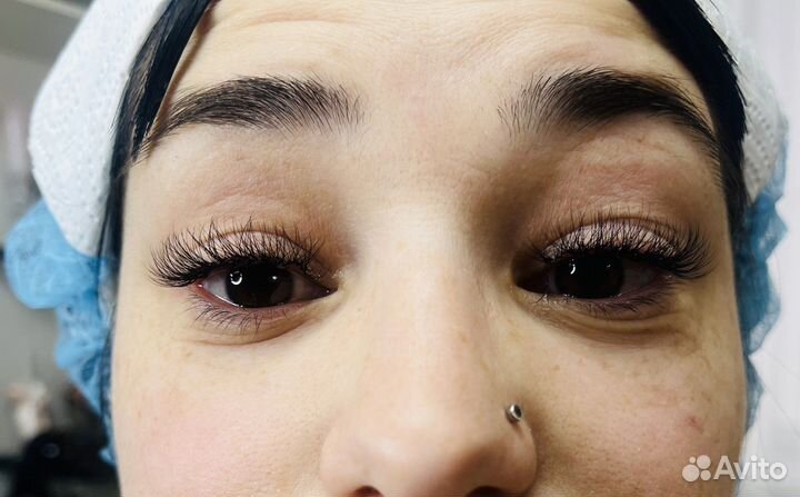 Наращивание,ламинирование ресниц,бровей