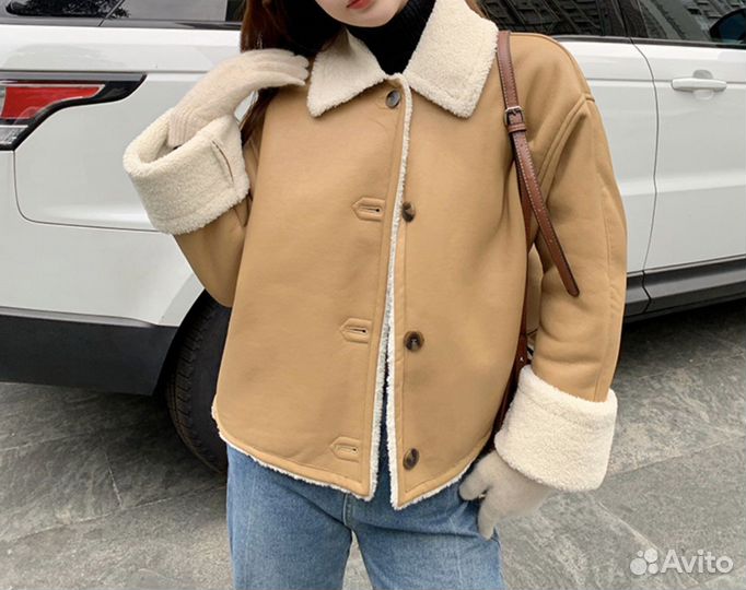 Дубленка женская короткая