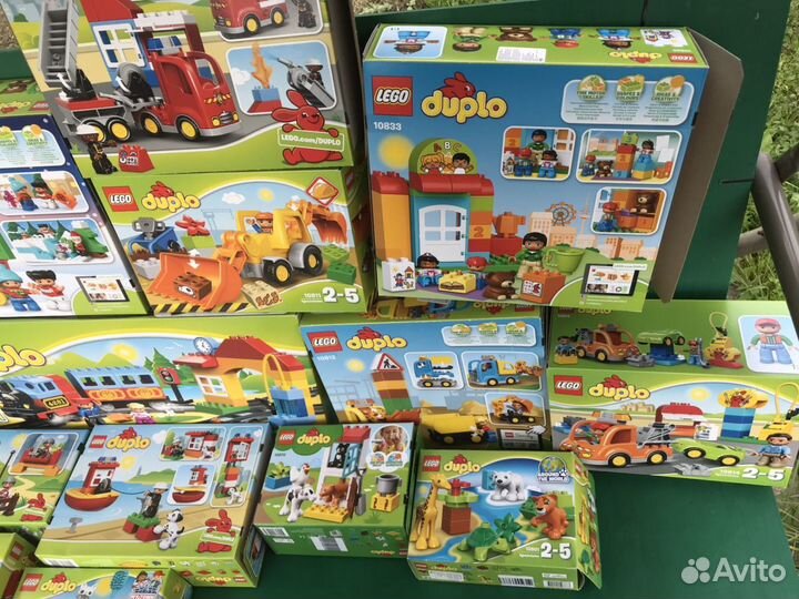 Коробки из-под наборов лего дупло