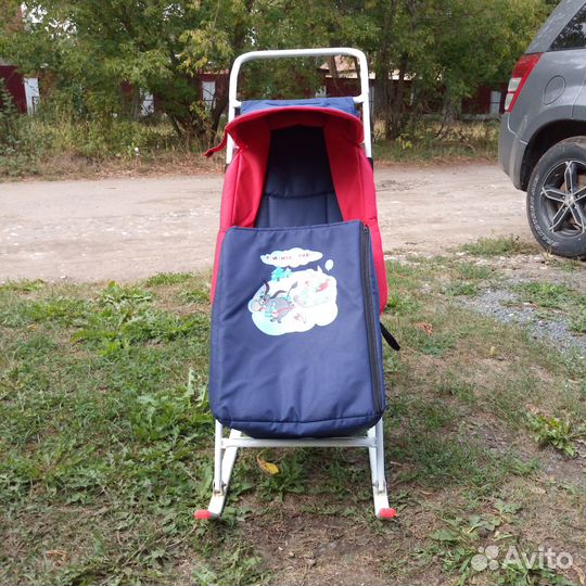 Детские санки коляска