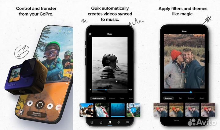 GoPro + Quik подписка на ваш аккаунт 12 месяцев