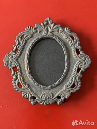 Красивая металлическая рамка для фото