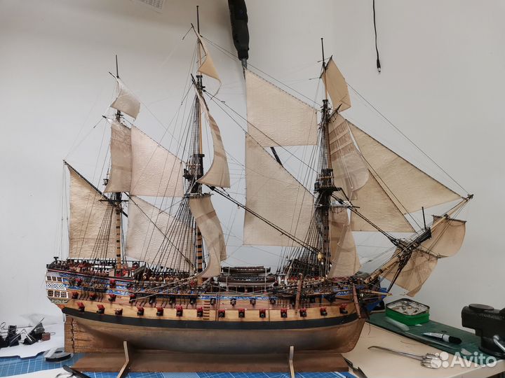 Модель корабля HMS Bellona 1:100