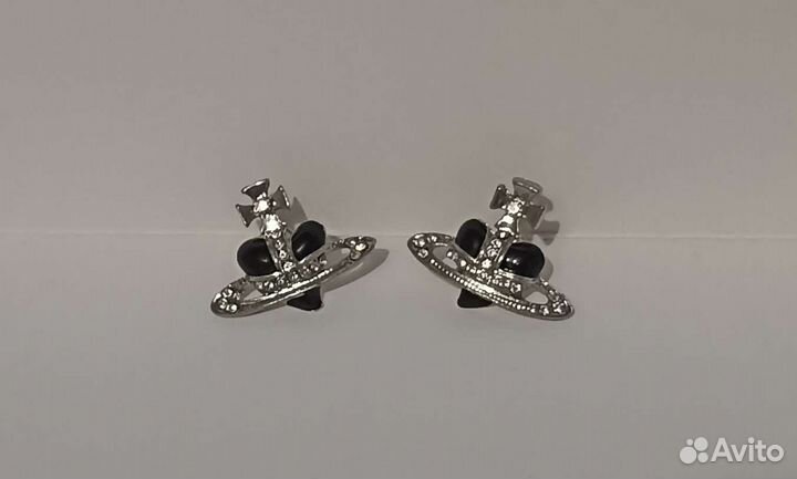 Серьги Vivienne Westwood Diamante Heart Orbit