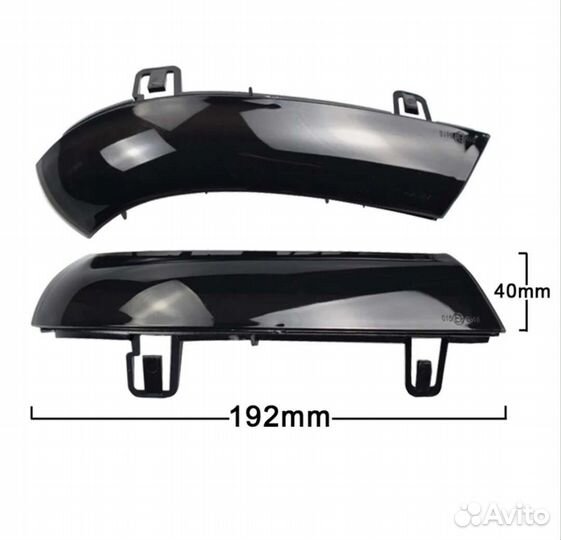 Диодные Поворотники в зеркала passat b6 vw