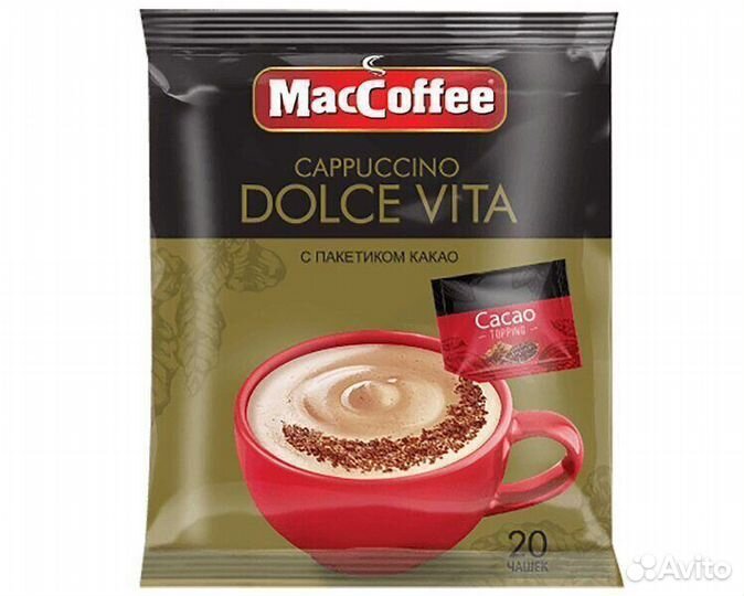 Опт - Растворимый кофе MacCoffee Cappuccino Dolce