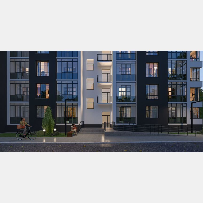 2-к. квартира, 40,4 м², 6/6 эт.