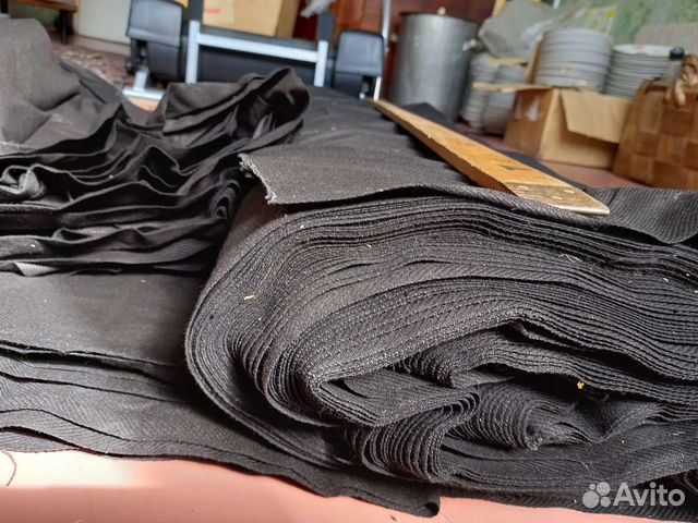 Ткань черная