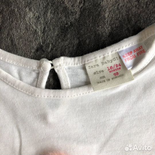 Футболка для девочки zara 92