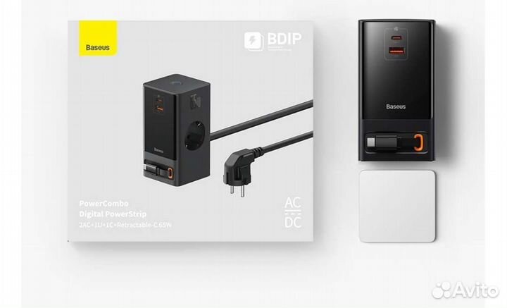 Сетевой фильтр baseus 65w