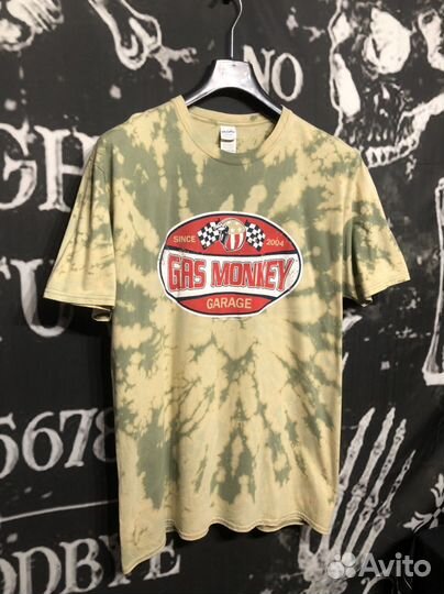 Футболка мерч gas monkey hard rock vans y2k