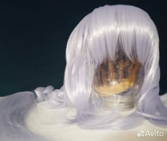 Парик на персонажа Ци Ци из геншина