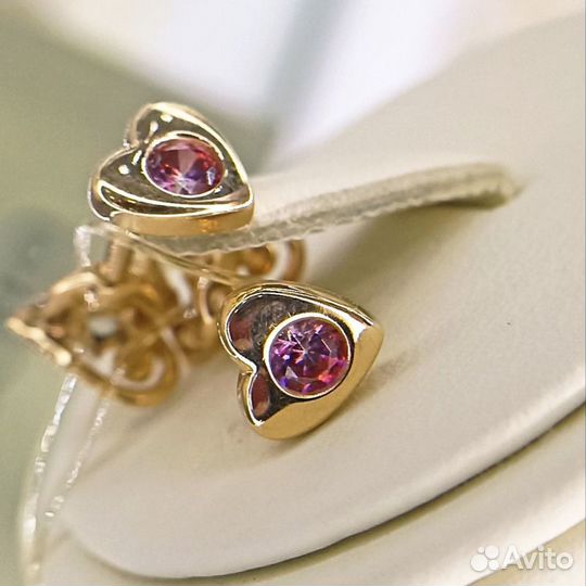 Золотые серьги 585 золото