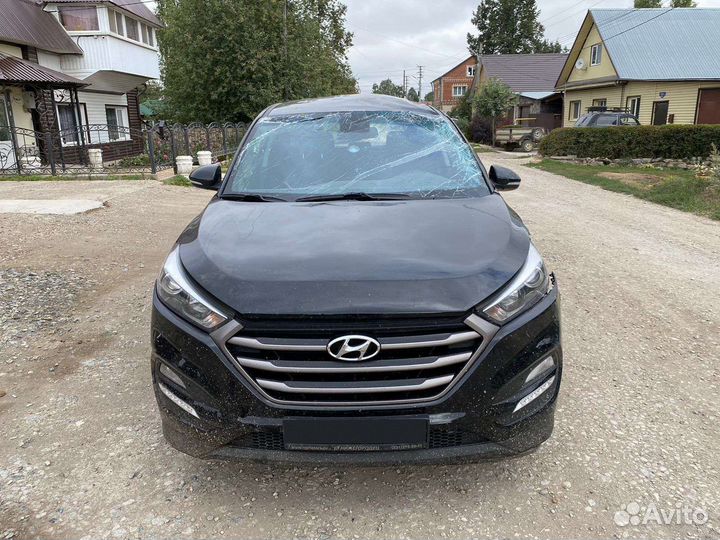 Hyundai Tucson 2.0 AT, 2017, битый, 55 000 км