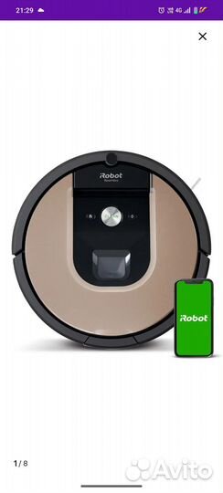 Робот пылесос irobot roomba 976