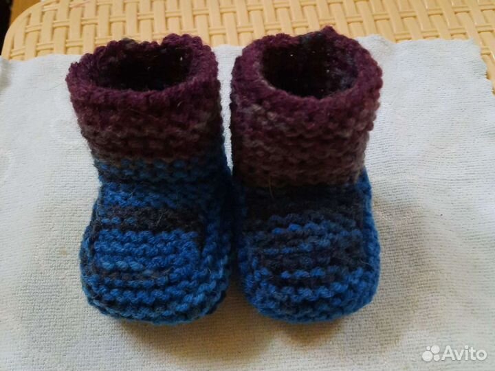 Пинетки,ручная работа (0 -6 мес)