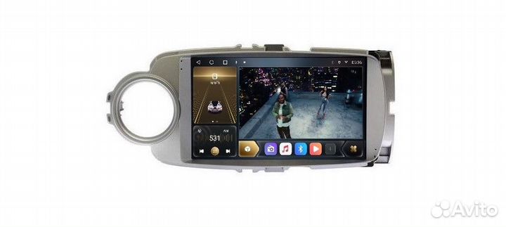 Android магнитола Toyota Vitz Android 12 8+256
