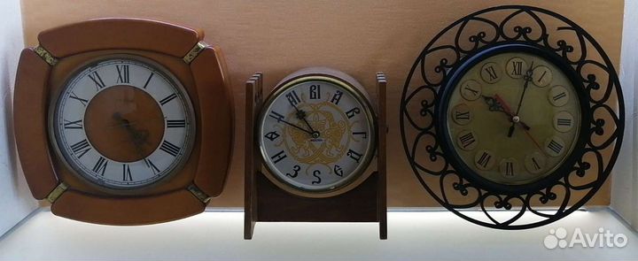 Часы настенные и настольные СССР
