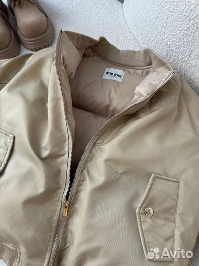 Бомбер женский Miu Miu
