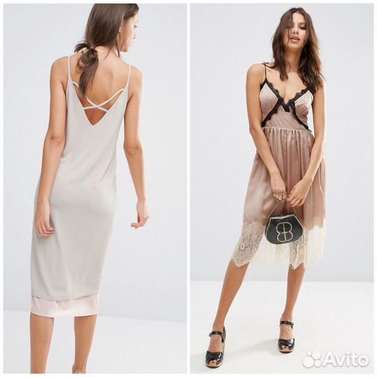 Платье комбинация ASOS