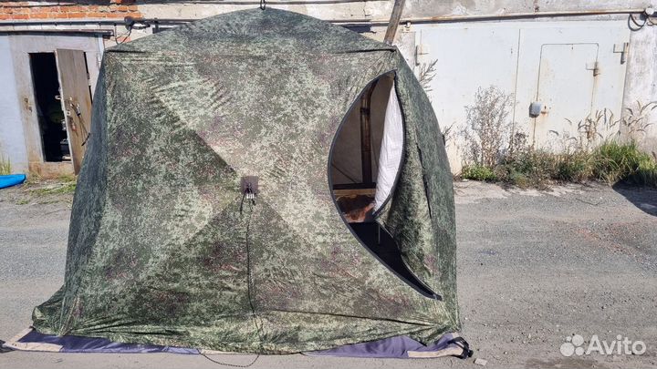 Зимняя палатка cube трехслойная