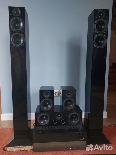 Ресивер harman kardon + Audio pro