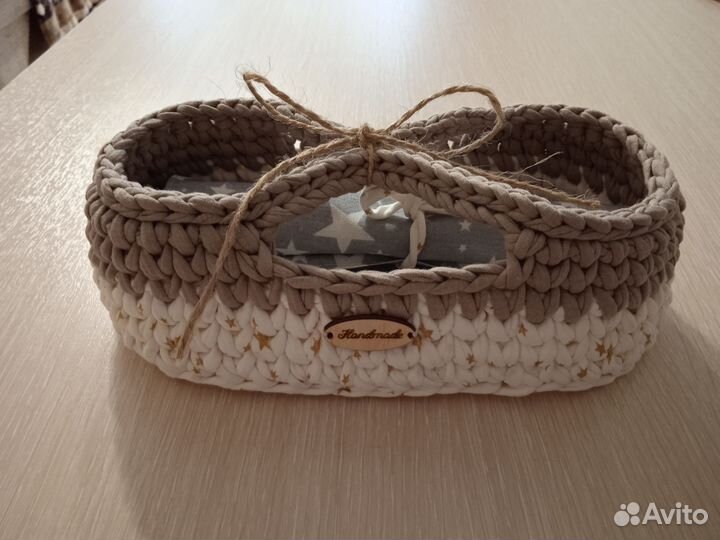 Люлька переноска для кукол и игрушек ручная работа