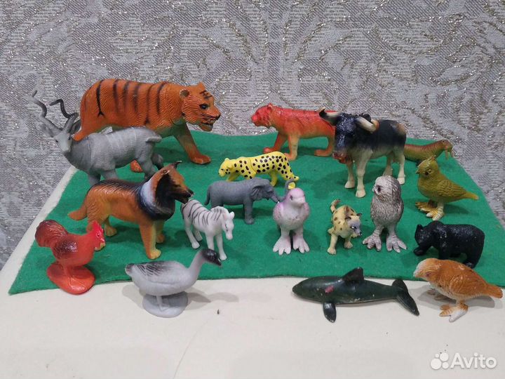 Маленькие игрушки животный мир