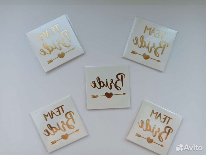 Переводные тату для девичника