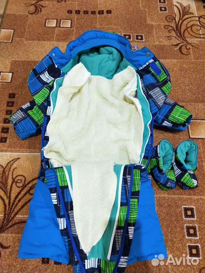 Зимний комбинезон для мальчика 3-18 мес