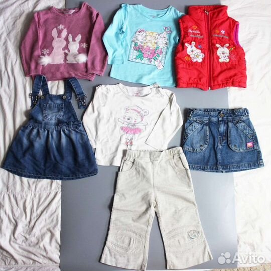 Вещи пакетгм на девочку 86-92