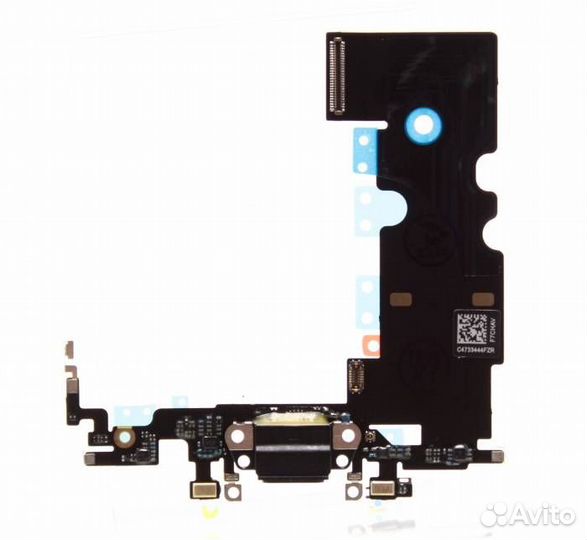 Шлейф для iPhone 8 + Разъем зарядки + Разъем наушн