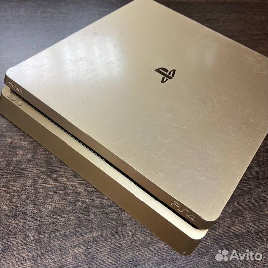 40 игр + PlayStation 4 Slim Gold 500gb PS4 PS