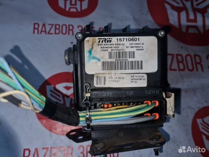 Блок abs Peugeot 407 3FZ 2009