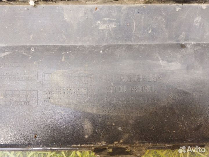 BMW X4 F26 M пакет 14-18 Бампер задний накладка