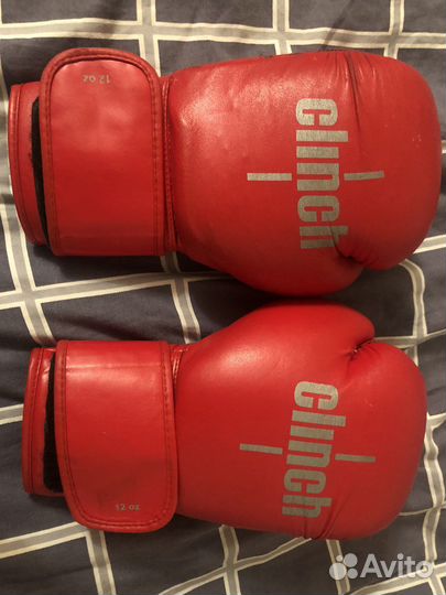 Боксерские перчатки 12 oz clinch